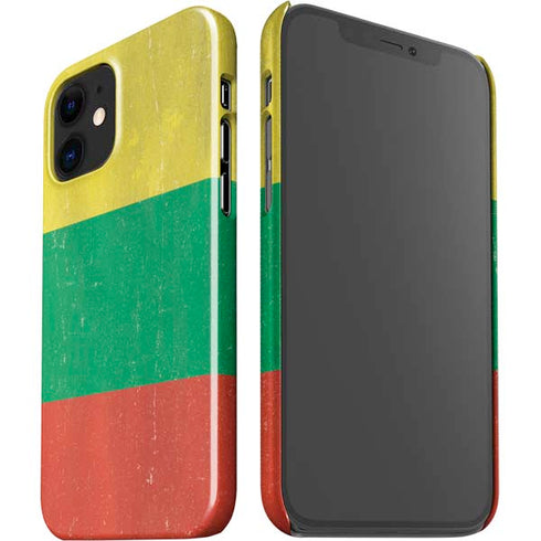 Lithuania Flag Distressed iPhone 12 Mini Lite Case